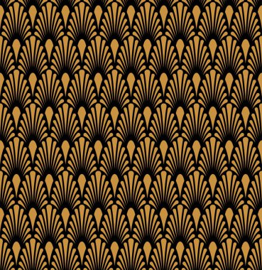 Soyut Dekoratif Karo. Geometrik Ginkgo Seamless modeli. Çiçek arka plan.