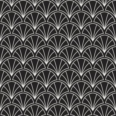 Kusursuz Art Deco Deseni. Antika arkaplan.