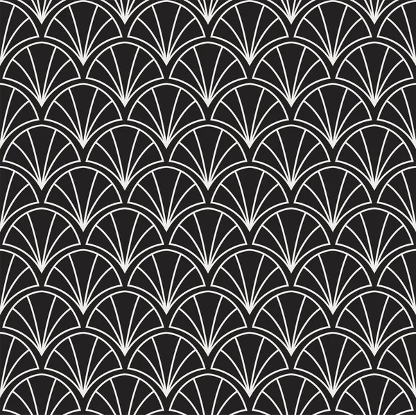 Seamless Art Deco Pattern Stylish Antique Background — Stock Vector