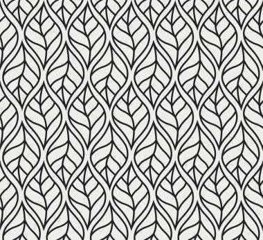 Vektör geometrik Dikişsiz desen yaprak. Özet Stil arka plan. Art Deco geometrik doku.