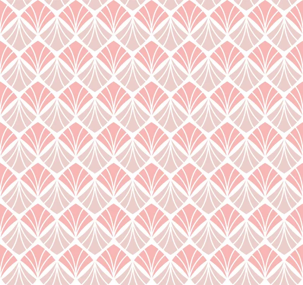 Vector Rosa Abstracto Patrón Sin Costura Estilo Art Deco Fondo — Vector de stock