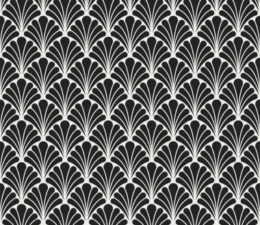 Zarif çiçek vektör Seamless modeli. Dekoratif çiçek illüstrasyon. Soyut sanat Deco arka plan.