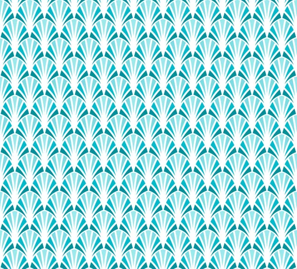 Vektorblau Abstraktes Nahtloses Muster Art Deco Stil Hintergrund Geometrische Struktur — Stockvektor