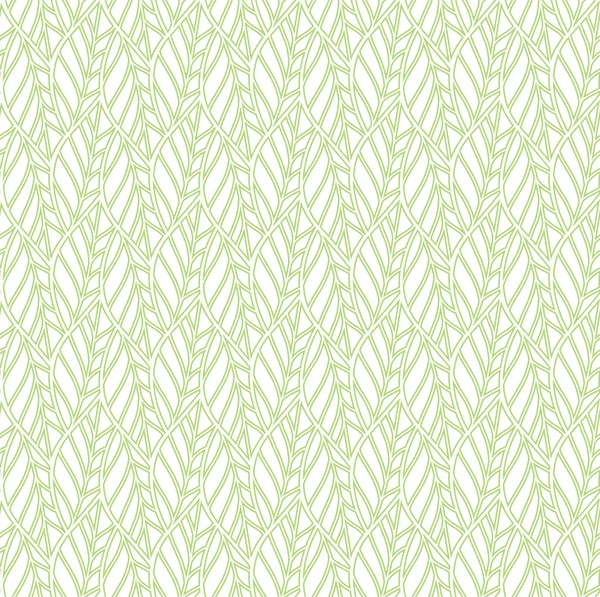 Vector Leaves Seamless Pattern Sfondo Astratto Della Griglia Struttura Geometrica — Vettoriale Stock