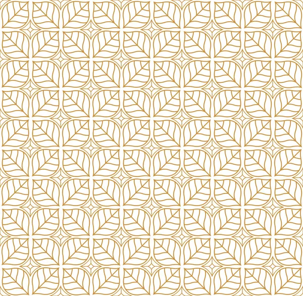 Geometrik yaprakları Dikişsiz desen vektör. Soyut vektör doku. Yaprak arka plan.