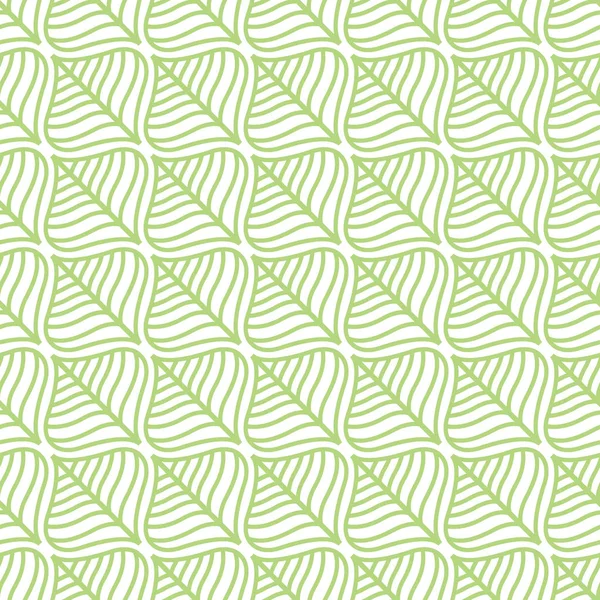 Abstract Telha Decorativa Verde Padrão Sem Costura Geométrica Ginkgo — Vetor de Stock