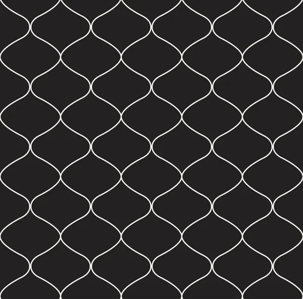 Geometrik siyah vektör Seamless modeli. Soyut sanat Deco arka plan. Klasik şık doku.