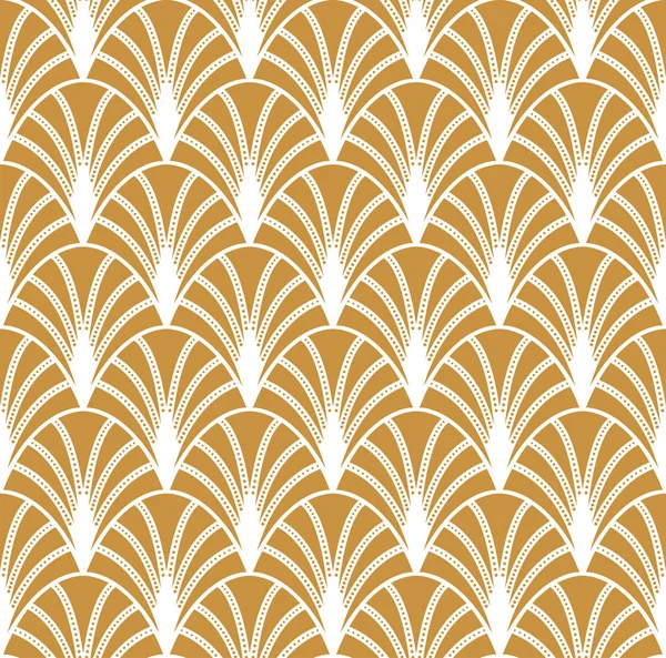Аннотация Brown Decorative Tile Геометрический Джинкго — стоковый вектор