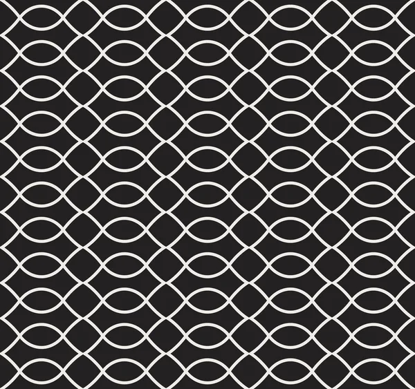Geometric Black Vector Seamless Pattern Abstract Art Deco Background Classic — Stock Vector