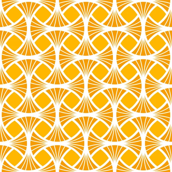 Vector Abstracto Sin Costura Pattern Golden Art Deco Estilo Fondo — Vector de stock