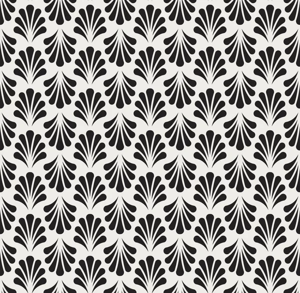 Geometrik siyah vektör Seamless modeli. Soyut sanat Deco arka plan. Klasik şık doku.