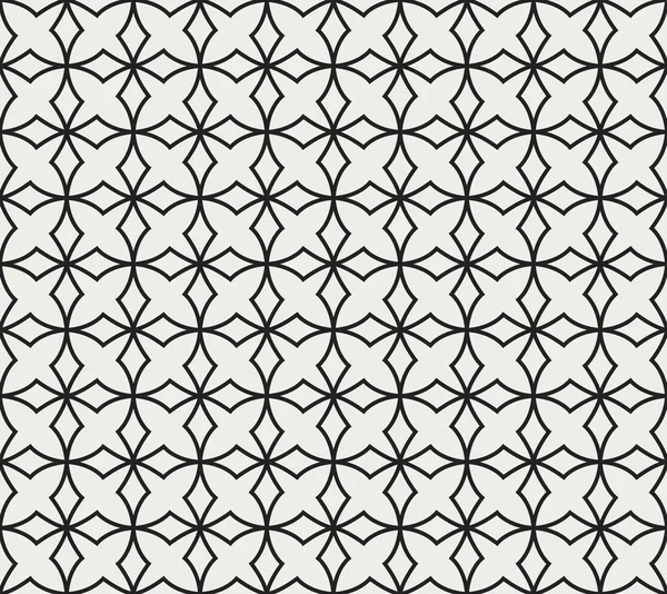 Geometrik siyah vektör Seamless modeli. Soyut sanat Deco arka plan. Klasik şık doku.