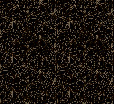 Geometrik trendy vektör Dikişsiz desen bırakır. Simetri vektör doku soyut. Yaprak arka plan.