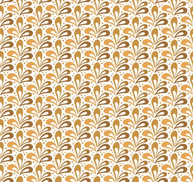 Geometrik çiçek vektör seamless modeli. Soyut vektör doku. Art Deco bırakıyor arka plan.