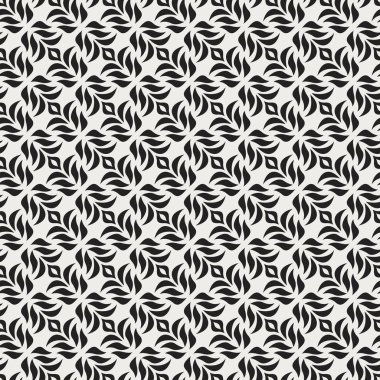 Geometrik çiçek vektör seamless modeli. Soyut vektör doku. Art Deco bırakıyor arka plan.