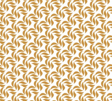 Geometrik çiçek vektör seamless modeli. Soyut vektör doku. Art Deco bırakıyor arka plan.