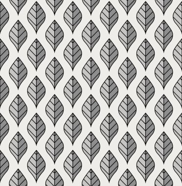 Geometrik çiçek vektör seamless modeli. Soyut vektör doku. Art Deco bırakıyor arka plan.