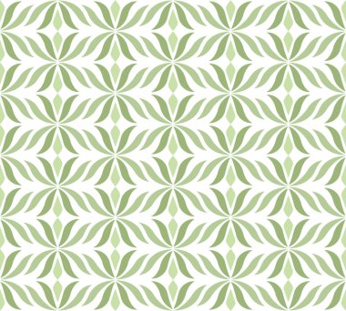 Geometrik çiçek vektör seamless modeli. Soyut vektör doku. Art Deco bırakıyor arka plan.