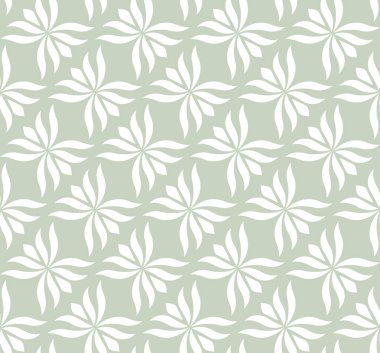 Geometrik çiçek vektör seamless modeli. Soyut vektör doku. Art Deco bırakıyor arka plan.