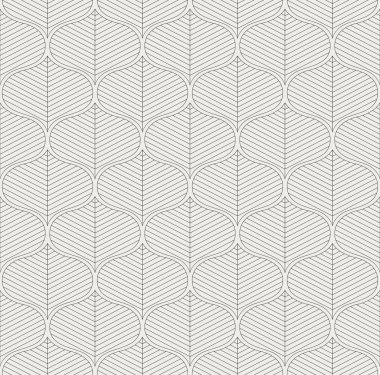 Geometrik çiçek vektör seamless modeli. Soyut vektör doku. Art Deco bırakıyor arka plan.