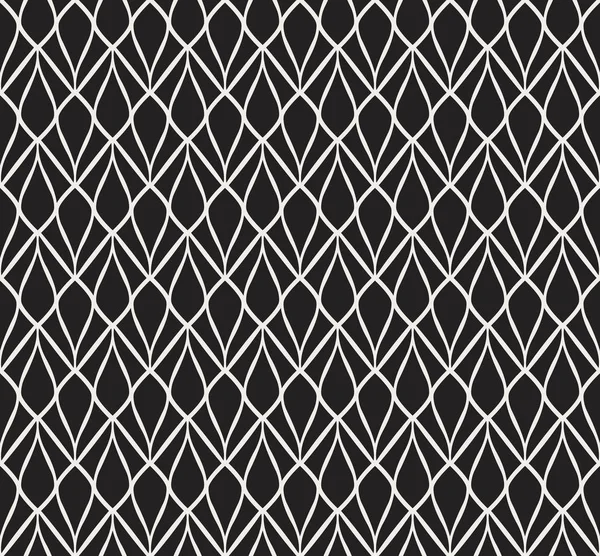 Geometrische Zwarte Vector Naadloze Patroon Abstract Art Deco Achtergrond Klassieke — Stockvector