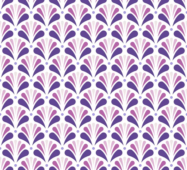 日本观赏紫色矢量背景 艺术装饰无缝图案 几何装饰纹理 — 图库矢量图片