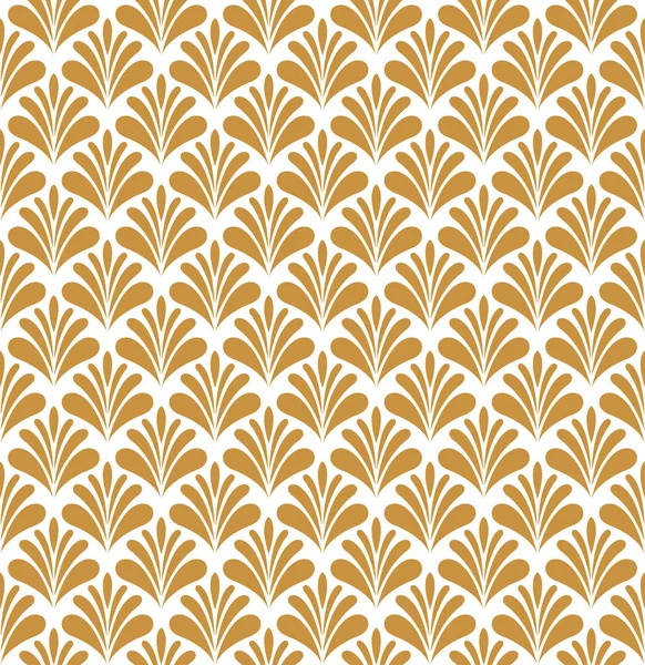 Soyut kahverengi dekoratif karo. Geometrik Ginkgo Seamless modeli. 