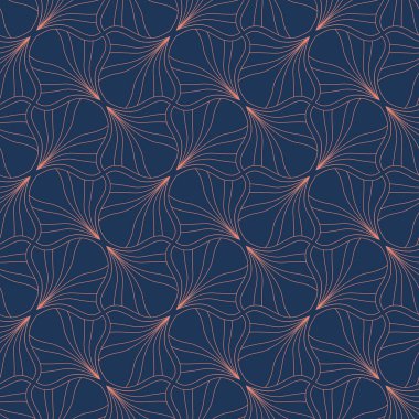 Geometrik trendy vektör Dikişsiz desen bırakır. Simetri vektör doku soyut. Yaprak arka plan.