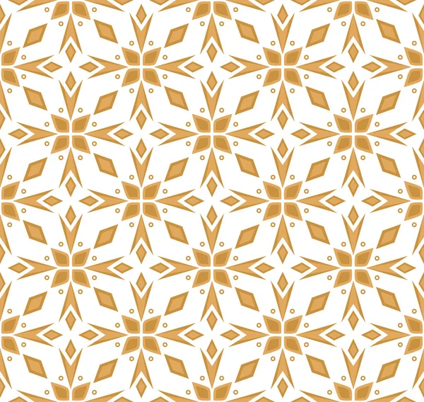 Soyut kahverengi dekoratif karo. Geometrik Ginkgo Seamless modeli. 