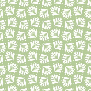 Vektör çiçek damask dikişsiz desen. Zarif soyut art nouveau arka plan. Klasik çiçek motifi doku