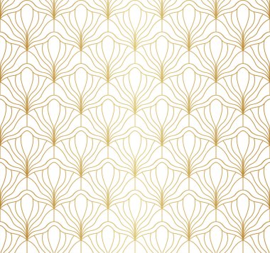 Vektör çiçek damask dikişsiz desen. Zarif soyut art nouveau arka plan. Klasik çiçek motifi doku