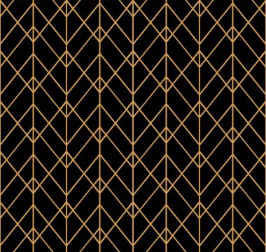 Sorunsuz Soyut Desen. Vektör Geometrik arka plan. Art Deco İllüstrasyon