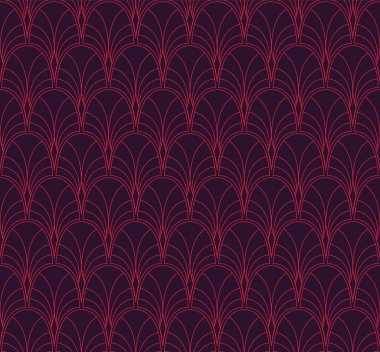 Vektör soyut arabesk kusursuz desen. Geometrik klasik arkaplan. Klasik sanat deco dokusu