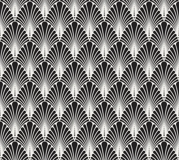 Vektör çiçek damask dikişsiz desen. Zarif soyut art nouveau arka plan. Klasik çiçek motifi doku