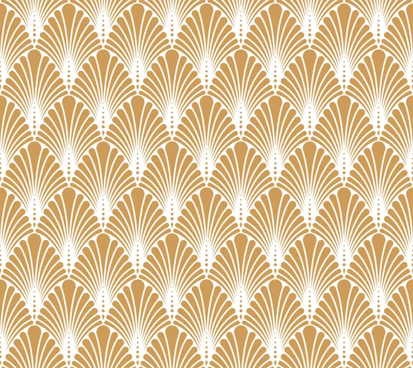 Vector Patrón Sin Costura Damasco Floral Elegante Fondo Art Nouveau — Vector de stock