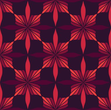 Vektör çiçek damask dikişsiz desen. Zarif soyut art nouveau arka plan. Klasik çiçek motifi doku