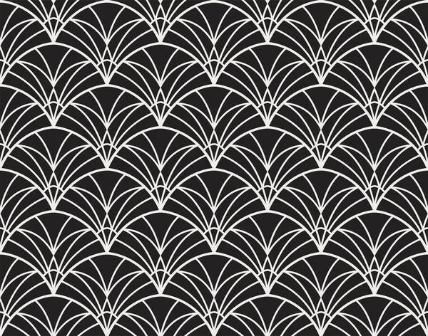 Classic Art Deco Seamless Pattern Geometric Stylish Texture Abstract Retro — Stock Vector