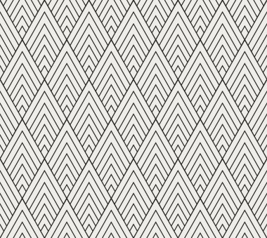Klasik Art Deco Kusursuz Şablon. Geometrik stil dokusu. Soyut Retro Vektör Dokusu. 