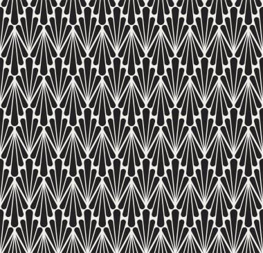 Vektör çiçek damask dikişsiz desen. Zarif soyut art nouveau arka plan. Klasik çiçek motifi doku