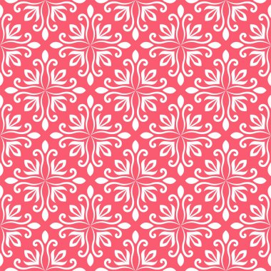 Süs Arabesk çiçek karoları dikişsiz vektör desen. Soyut Çiçekler Arka Plan. -