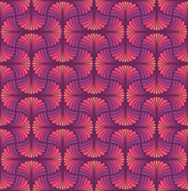 Vektör çiçek damask dikişsiz desen. Zarif soyut art nouveau arka plan. Klasik çiçek motifi doku