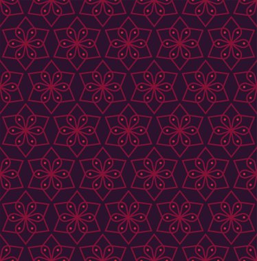 Vektör çiçek damask dikişsiz desen. Zarif soyut art nouveau arka plan. Klasik çiçek motifi doku