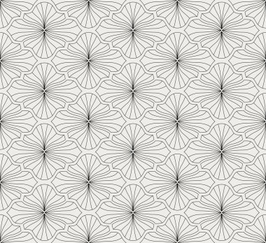 Sorunsuz Soyut Desen. Vektör Geometrik arka plan. Art Deco İllüstrasyon