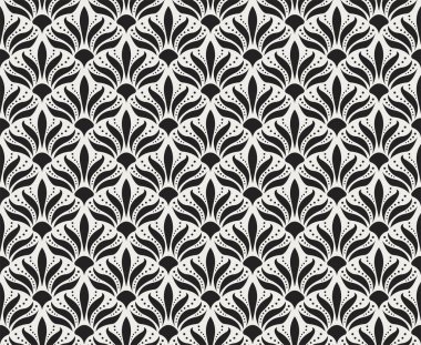 Sorunsuz Soyut Desen. Vektör Geometrik arka plan. Art Deco İllüstrasyon