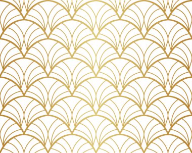 Sorunsuz Soyut Desen. Vektör Geometrik arka plan. Art Deco İllüstrasyon