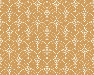 Sorunsuz Soyut Desen. Vektör Geometrik arka plan. Art Deco İllüstrasyon