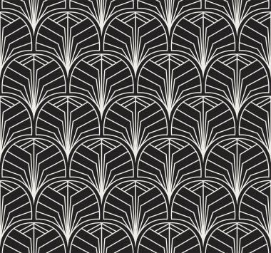 Sorunsuz Soyut Desen. Vektör Geometrik arka plan. Art Deco İllüstrasyon