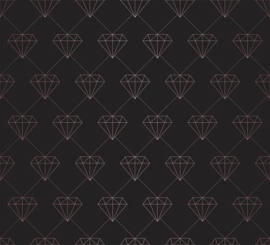 Sorunsuz Soyut Desen. Vektör Geometrik arka plan. Art Deco İllüstrasyon