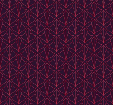 Sorunsuz Soyut Desen. Vektör Geometrik arka plan. Art Deco İllüstrasyon