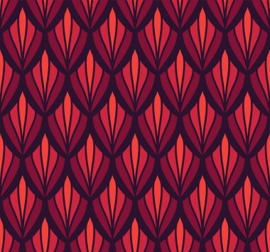 Sorunsuz Soyut Desen. Vektör Geometrik arka plan. Art Deco İllüstrasyon